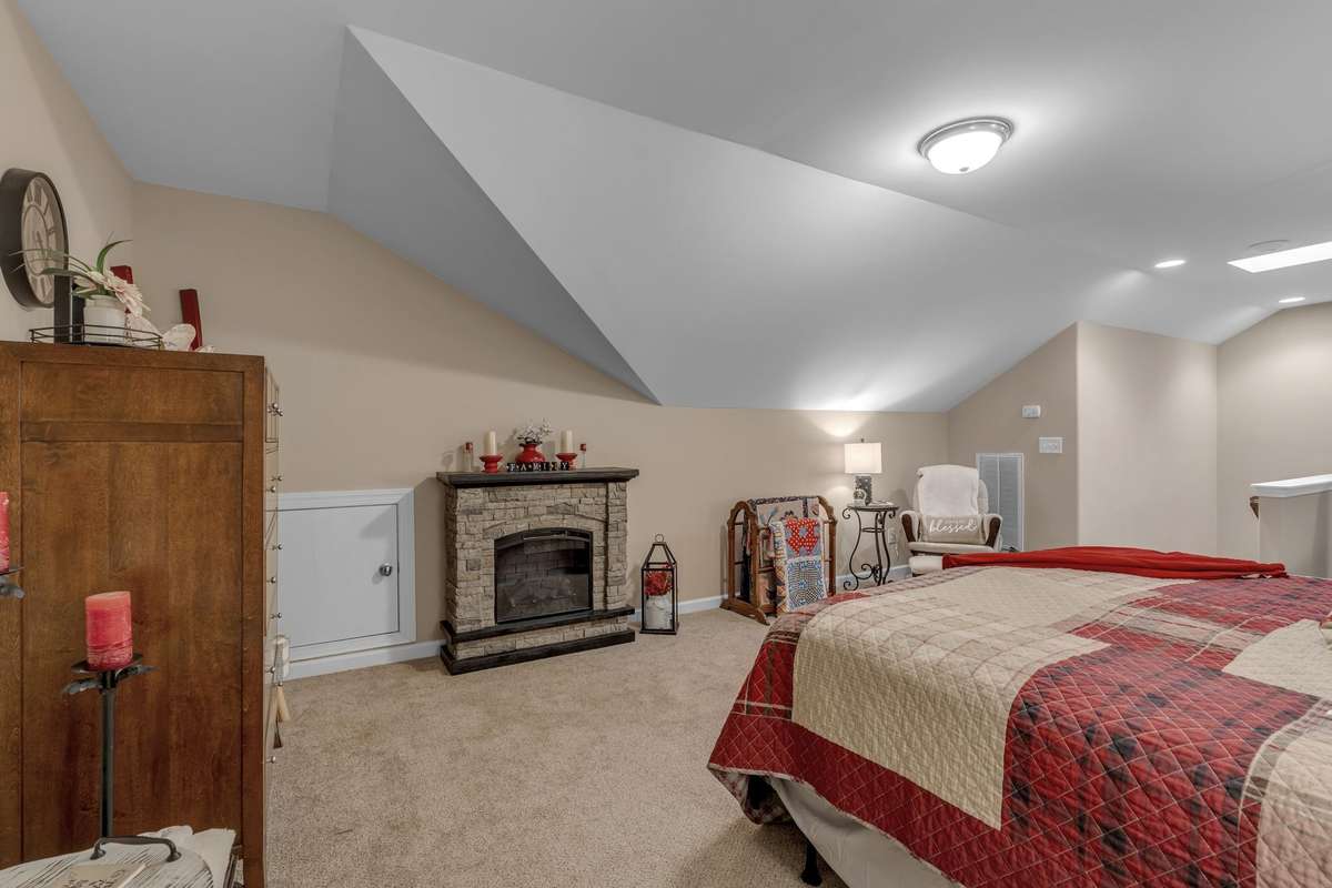 Another view of Bonus room area. With storage space too!