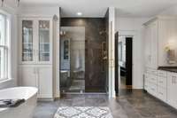 Gorgeous tile work throughout!