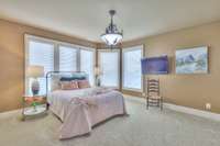 Bedroom #2 is on the second floor and shares a Jack and Jill bathroom with the third bedroom next door