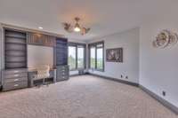 Bedroom #4 has it's own private bathroom and great  built-ins