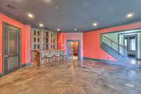 Stained concrete flooring for easy care