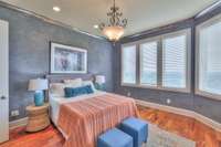 Guest bedroom on the main level with that amazing view!