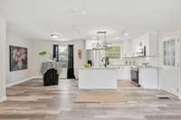 The kitchen renovation is just stunning.