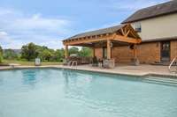 Pool picture from last summer; pool has not been opened.