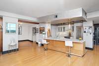 Large island area and spacious entertaining options!