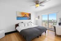 Second bedroom with a balcony and separate bath!