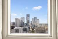 City views from second bedroom