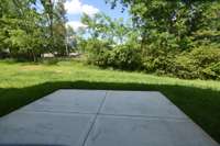 Back patio