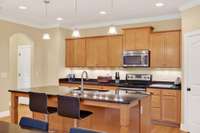 Fabulous kitchen featuring granite counter tops.