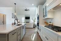 gas cooktop and tankless water heater