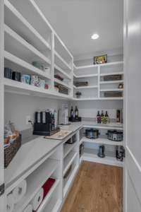 Large walk-in pantry