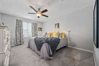 Primary suite upstairs.