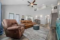Beautiful soaring ceilings!
