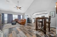 Amazing open floor plan with so much natural light!