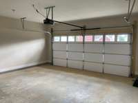 Insulated and painted two car garage