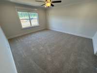 Large owner's suite with LED lights and ceiling fan