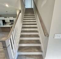 Hardwood stairs for the win