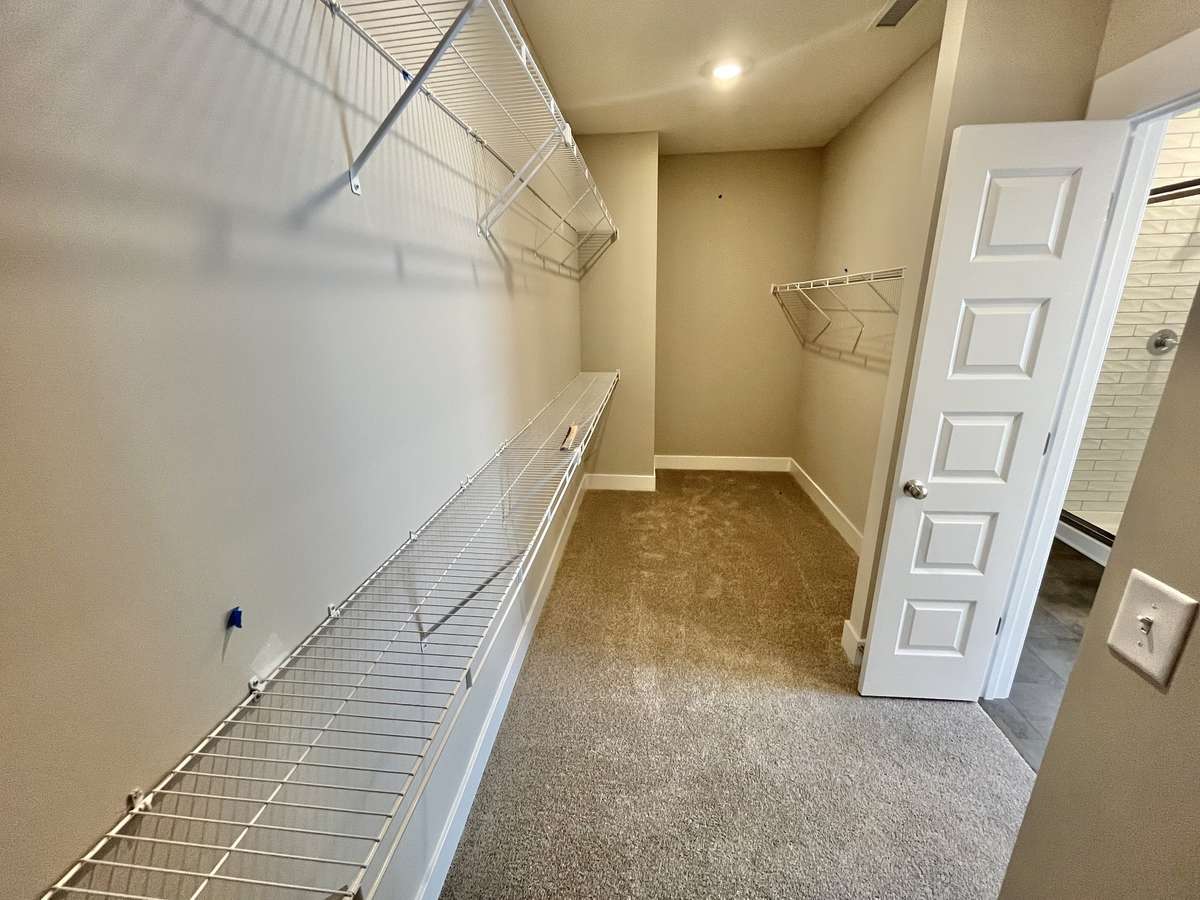 Plenty of room in our largest closet we build