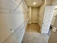 Plenty of room in our largest closet we build