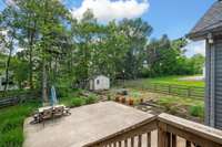 Spacious backyard!