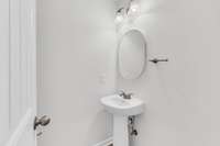 Half bath downstairs