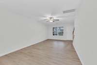 Plenty of wall space for arranging furniture