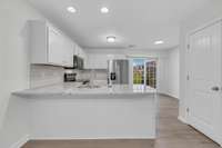 Light, bright cabinets