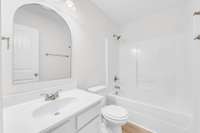 Full bath adjoins bedroom 2