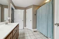 A convenient combo shower and tub offers flexibility and comfort for daily use.1761 Center Hill Rd. Woodbury, TN 37190