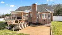 Step outside to your own backyard retreat featuring an extended patio and a two-level deck ideal for summer BBQs, morning coffee, or cozy evenings with friends