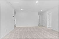 This is a photo of one of our model homes. Please know that some of the exterior and interior finishes, paint, and features may vary.