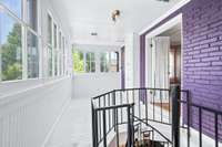 This would make a great little artist room, office, reading room-so cute! Accessible from the breakfast room too.