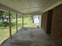 Covered Back  Concrete Porch