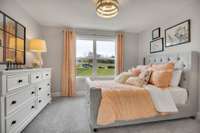 Oversized secondary bedrooms upstairs with ample storage.
