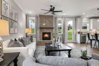 Great open floorplan perfect for entertaining! Choose between 2 downstairs layouts at NO cost! 3 gas fireplace options.
