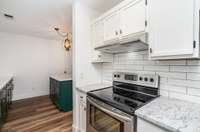 Updated Kitchen with new countertops and backsplash