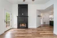 Living Room with gas fireplace