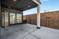 Private deck for the primary suite