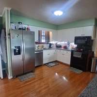 open kitchen area