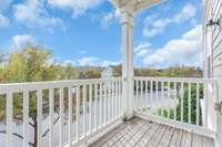 Beautiful view from 2nd floor deck.