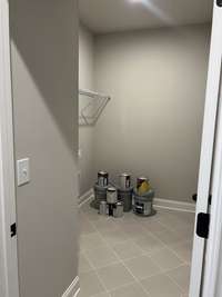 Large laundry room.