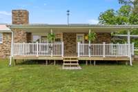 Check out this dreamy back porch!