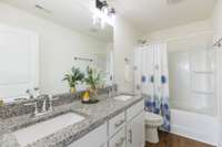 Ensuite Bath with double vanities