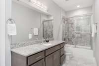 En suite bathroom for bedroom #2