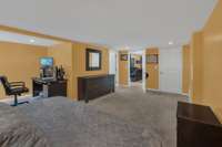 View of recreation room access from primary suite.