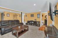 Master bedroom is conveniently located to the recreation room which features its own half bathroom.
