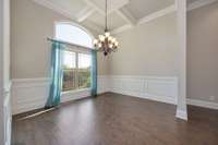 Check out those gorgeous ceilings and windows!