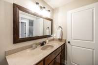 Upstairs full bath