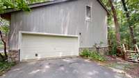 Two car attached garage.