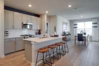 Luxury vinyl plank flooring throughout main living area!